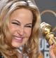 US actress Jennifer Coolidge poses with the award for Best Supporting Actress - Television Limited Series/Motion Picture for 