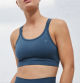 Sujetador top deportivo verde Seamless Comfort