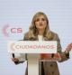 MADRID, 30/01/2023.- La portavoz de Ciudadanos (CS), Patricia Guasp, durante la rueda de prensa ofrecida este lunes en la sede del partido, en Madrid. EFE/ Javier Lizon