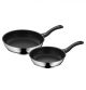 WMF Juego de 2 sartenes antiadherentes Devil 24-28 cm