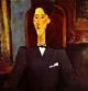 Jean Cocteau, por Amedeo Modigliani.