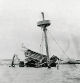The remains of the battleship USS Maine, which was blown up in Havana harbour, triggering the Spanish-American War. (Photo by Henry Guttmann Collection/Hulton Archive/Getty Images)