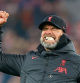 Soccer Football - Premier League - Liverpool v Everton - Anfield, Liverpool, Britain - February 13, 2023 Liverpool manager Juergen Klopp celebrates after the match REUTERS/Carl Recine EDITORIAL USE ONLY. No use with unauthorized audio, video, data, fixture lists, club/league logos or 'live' services. Online in-match use limited to 75 images, no video emulation. No use in betting, games or single club /league/player publications. Please contact your account representative for further details. TPX IMAGES OF THE DAY
