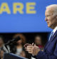 President Joe Biden talks about health care during a visit to the Kempsville Recreation Center in Virginia Beach, Va., Tuesday, Feb. 28, 2023. (AP Photo/Susan Walsh)