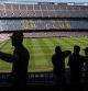 BARDCELONA-CAMP NOU A LA HORA DEL PARTIDO- VISITANTES DEL MUSEO CONTEMPLAN ELCAMPO VACIO -FOTO ANA JIMENEZ