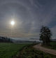 Halo solar con nieblas en Sant Agustí de Lluçanès, fotografía seleccionada por la NASA.