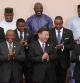 Chinese President Xi Jinping (front C), South African President Cyril Ramaphosa (front 3-L), Egyptian President Abdel Fattah al-Sisi�(front L), Kenya�s President Uhuru Kenyatta (2nd row L), Togo�s President Faure Gnassingb��(2nd row C), Malawi's President Arthur Peter Mutharika (2nd row R), Sierra Leone President Julius Maada Bio (last row L), Liberian President George Weah (last row C) and other African leaders clap during a group photo session during the Forum on China-Africa Cooperation (FOCAC) 2018 Beijing Summit in Beijing, China, 03 September 2018. /// On Mon, Sep 3, 2018 at 7:50 PM, How HweeYoung <young@epa.eu> wrote:
>
>
> On Mon, Sep 3, 2018 at 7:49 PM, How HweeYoung <young@epa.eu> wrote:
>
>> Dear all,
>>
>> Sending pool photos for the group photo session. Apologies it is not
>> possible to identify all 50 plus of the African leaders.
>>
>> cheers
>> young
>>
>> --
>> How Hwee Young
>> regional chief photographer, China (GMT+8)
>>
>> epa european pressphoto agency b.v.
>> mobile +86 139 1024 8364
>> phone +86 10 5869 9133
>> email young@epa.eu
>> for non-personal emails, please use china@epa.eu
>>
>> epa european pressphoto agency b.v.
>> am hauptbahnhof 16
>> 60329 frankfurt
>> Germany
>>
>> president & CEO: Joerg Schierenbeck
>> chairman of the supervisory board: José Antonio Vera
>> commercial reg.no B 28280 Frankfurt
>>
>> The information contained in this email is intended only for the person
>> or the entity to which it is addressed and may contain confidential and/or
>> privileged material. If you are not the intended recipient of this e-mail,
>> the use of this information or any disclosure, copying or distribution is
>> prohibited and may be unlawful. Email transmission cannot be guaranteed to
>> be secure or error-free. Therefore, we do not represent that this
>> information is complete or accurate and it should not be relied upon as
>> such. If you received this email in error, please contact the sender and
>> delete the material from any computer.
>>
>
>
>
> --
> How Hwee Young
> regional chief photographer, China (GMT+8)
>
> epa european pressphoto agency b.v.
> mobile +86 139 1024 8364
> phone +86 10 5869 9133
> email young@epa.eu
> for non-personal emails, please use china@epa.eu
>
> epa european pressphoto agency b.v.
> am hauptbahnhof 16
> 60329 frankfurt
> Germany
>
> president & CEO: Joerg Schierenbeck
> chairman of the supervisory board: José Antonio Vera
> commercial reg.no B 28280 Frankfurt
>
> The information contained in this email is intended only for the person or
> the entity to which it is addressed and may contain confidential and/or
> privileged material. If you are not the intended recipient of this e-mail,
> the use of this information or any disclosure, copying or distribution is
> prohibited and may be unlawful. Email transmission cannot be guaranteed to
> be secure or error-free. Therefore, we do not represent that this
> information is complete or accurate and it should not be relied upon as
> such. If you received this email in error, please contact the sender and
> delete the material from any computer.
>
--
How Hwee Young
regional chief photographer, China (GMT+8)
epa european pressphoto agency b.v.
mobile +86 139 1024 8364
phone +86 10 5869 9133
email young@epa.eu
for non-personal emails, please use china@epa.eu
epa european pressphoto agency b.v.
am hauptbahnhof 16
60329 frankfurt
Germany
president & CEO: Joerg Schierenbeck
chairman of the supervisory board: José Antonio Vera
commercial reg.no B 28280 Frankfurt
The information contained in this email is intended only for the person or
the entity to which it is addressed and may contain confidential and/or
privileged material. If you are not the intended recipient of this e-mail,
the use of this information or any disclosure, copying or distribution is
prohibited and may be unlawful. Email transmission cannot be guaranteed to
be secure or error-free. Therefore, we do not represent that this
information is complete or accurate and it should not be relied upon as
such. If you received this email in error, please contact the sender and
delete the material from any computer.