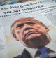 Portada de ‘The New York Times’ del viernes, el día siguiente de la imputación de Trump, “el primer presidente que afronta cargos penales”