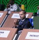 UEFA president Aleksander Ceferin attends the 73rd FIFA Congress, held in Kigali, Rwanda Thursday, March 16, 2023. FIFA president Gianni Infantino was re-elected by acclaim to another four-year term on Thursday after suggesting the financial results under his leadership would keep an industry CEO in the job for life. (AP Photo)