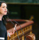 MADRID, 27/04/2023.- La diputada de Ciudadanos Inés Arrimadas interviene durante el pleno celebrado, este jueves, en el Congreso de los Diputados en Madrid. EFE/ Javier Lizón