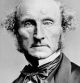 El filósofo inglés John Stuart Mill c. 1870