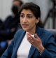 FILE PHOTO: FTC Commissioner nominee Lina M. Khan testifies during a Senate Commerce, Science, and Transportation Committee hearing on the nomination of Former Senator Bill Nelson to be NASA administrator, on Capitol Hill in Washington, U.S., April 21, 2021. Graeme Jennings/Pool via REUTERS/File Photo