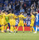 Los jugadores del FC Barcelona celebran proclamarse campeones de LaLiga Santander tras ganar al Espanyol este domingo en el RCDE Stadium de Cornellá de Llobregat (Barcelona)., PARTIDO, VICTORIA, BARÇA, CAMPEON DE LIGA, DESCONOCIDO