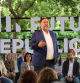 Oriol Junqueras a l'acte de campanya d'ERC a Girona