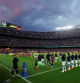 Soccer Football - LaLiga - FC Barcelona v Real Sociedad - Camp Nou, Barcelona, Spain - May 20, 2023 FC Barcelona players receive a guard of honour from Real Sociedad players as they walk out onto the pitch before the match REUTERS/Albert Gea     TPX IMAGES OF THE DAY