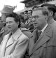 Simone de Beauvoir y Jean-Paul Sartre en Pekín en el año 1955.