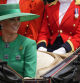 Kate, Princess of Wales, returns to Buckingham Palace after the Trooping The Colour parade, in London, Saturday, June 17, 2023. Trooping the Colour is the King's Birthday Parade and one of the nation's most impressive and iconic annual events attended by almost every member of the Royal Family.(AP Photo/Alastair Grant)