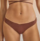 WOMEN'SECRET Braga bikini V brillo marrón