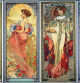 Las cuatro estaciones, de Alfons Mucha (1900)