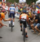 Pasíón por el ciclismo.Imagen de la última edición de la Vuelta, ascendiendo El Vivero, puerto cercano a Bilbao que también subirá el Tour
