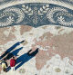 PORTUGAL - OCTOBER 25: World Map, 1960, mosaic by Luis Cristino da Silva in the center of the compass rose at the foot of the Monument to the Discoveries (Padrao dos Descobrimentos), on the bank of the Tagus river, Belem district, Lisbon. Portugal, 20th century. (Photo by DeAgostini/Getty Images)