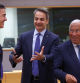 Pie?Caption (Pie) del objeto multimedia. También es agregado a la cabecera del objeto, junto con el Título. Brussels (Belgium), 30/06/2023.- (L-R) Spain's Prime minister Pedro Sanchez, Greece's Prime Minister Kyriakos Mitsotakis and Portugal's Prime Minister Antonio Costa at the second day of a European Council in Brussels, Belgium, 30 June 2023. EU leaders are gathering in Brussels for a two-day summit to discuss the latest developments in relation to Russia's invasion of Ukraine and continued EU support for Ukraine as well as the block's economy, security, migration and external relations, among other topics. (Bélgica, Grecia, Rusia, España, Ucrania, Bruselas) EFE/EPA/OLIVIER HOSLET
