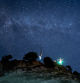 Lluvia de estrellas desde el Santuari de Bellmunt, en Sant Pere de Torelló.