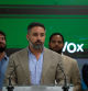 Spain's far-right Vox party leader Santiago Abascal delivers a speech during the general election, outside the party's headquarters, in Madrid, Spain, July 23, 2023. REUTERS/Vincent West
