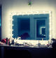 mirror in make-up room