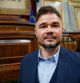 Gabriel Rufián, hoy en el Congreso