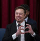 Elon Musk, chief executive officer of Tesla, makes a heart with his hands during a Senate bipartisan Artificial Intelligence (AI) Insight Forum on Capitol Hill in Washington, DC, US, on Wednesday, Sept. 13, 2023. The gathering is part of the Senate majority leader's strategy to give Congress more influence over the future of artificial intelligence as it takes on a growing role in the professional and personal lives of Americans. Photographer: Al Drago/Bloomberg