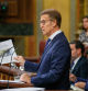 El candidato del PP, Alberto Núñez Feijóo, interviene en el Congreso, este martes