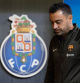 El entrenador azulgrana, Xavi Hernández, en la previa del Porto-Barcelona de este miércoles