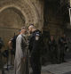 Israeli policeman questions a Palestinian worshipper on his way to pray at al-Aqsa mosque in Jerusalem, Friday, Oct. 13, 2023. (AP Photo/Maya Alerruzzo)