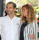 Lara Dibildos with Candido Conde Pumpido during her 52 Birthday in Madrid on Saturday, 23 September 2023.