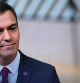 Brussels (Belgium), 26/10/2023.- Spanish Prime Minister Pedro Sanchez arrives for the European Council meeting in Brussels, Belgium, 26 October 2023. In a two-day summit on 26-27 October, EU leaders are expected to address the situation in the Middle-East and Ukraine, as well as the EU's long-term budget, migration, and external relations. (Bélgica, Ucrania, Bruselas) EFE/EPA/OLIVIER MATTHYS