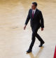Spanish Prime Minister Pedro Sanchez walks as he attends the European Union leaders summit, in Brussels, Belgium October 26, 2023. REUTERS/Yves Herman