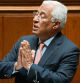 Portuguese Prime Minister Antonio Costa gestures while answering questions during a debate at the Parliament in Lisbon, Wednesday, March 22, 2023. Portuguese state prosecutor says police have arrested the chief of staff of Prime Minister Antonio Costa on Tuesday Nov. 7, 2023 while making multiple raids of public buildings and other properties as part of a widespread corruption probe. An investigative judge issued arrest warrants for Vitor Escaria, Costa's chief of staff, the mayor of Sines, and three other people. (AP Photo/Armando Franca)