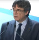 Puigdemont, durante la comparecencia de prensa
