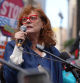 El épico discurso bajo la lluvia de Susan Sarandon en defensa del pueblo palestino