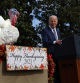 U.S. President Joe Biden pardons the National Thanksgiving Turkey, Liberty, during the annual ceremony on the South Lawn at the White House in Washington, U.S., November 20, 2023. REUTERS/Leah Millis