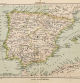 Mapa de la Península Ibérica (1909)