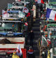 Farmers take part in a road blockage of the A6 highway near Villabe, south of Paris, on January 29, 2024, amid nationwide protests called by several farmers unions on pay, tax and regulations. Local branches of major farmer unions FNSEA and Jeunes Agriculteurs announced on January 27, 2024, a 