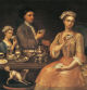 UNITED KINGDOM - CIRCA 2002: Tea with the family, ca 1727, by Richard Collins (died 1732). (Photo by DeAgostini/Getty Images); London, Victoria And Albert Museum. (Photo by DeAgostini/Getty Images)