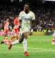 MADRID, SPAIN - JANUARY 21: Vinicius Junior of Real Madrid celebrates scoring his team's second goal during the LaLiga EA Sports match between Real Madrid CF and UD Almeria at Estadio Santiago Bernabeu on January 21, 2024 in Madrid, Spain. (Photo by Florencia Tan Jun/Getty Images) *** BESTPIX ***