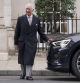 FILE -Britain's King Charles III leaves The London Clinic in central London, Monday, Jan. 29, 2024. King Charles III was in hospital to receive treatment for an enlarged prostate. The palace’s disclosure that King Charles III has been diagnosed with cancer shattered centuries of British history and tradition in which the secrecy of the monarch’s health has reigned. Following close behind the shock and well wishes for the 75-year-old monarch came widespread surprise that the palace had announced anything at all. (AP Photo/Alberto Pezzali, File)