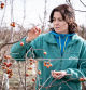 GEMMA LLANES, DE POMONA FRUITS, AGRICULTORA ECOLÓGICA, EN SU FINCA DE IVARS DE URGELL
