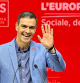 TOPSHOT - Spanish Prime Minister, Spanish Socialist Workers' Party, Pedro Sanchez attends the election congress of the Party of European Socialists (PES) ahead of the upcoming 2024 European elections, on March 2, 2024 in Rome. (Photo by Andreas SOLARO / AFP)