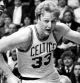 Larry Bird, jugador de los Boston Celtics, en un partido contra los Kansas City Kings en 1983.