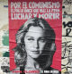 Pepa Flores (Marisol), com a imatge d'un cartell en favor del comunisme.